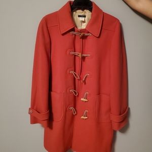 J Crew Wool Double-cloth Trench Coat